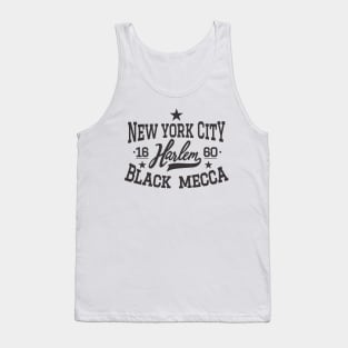 Black Mecca Harlem New York - Harlem Logo - Black Mecca Harlem Shirt Tank Top